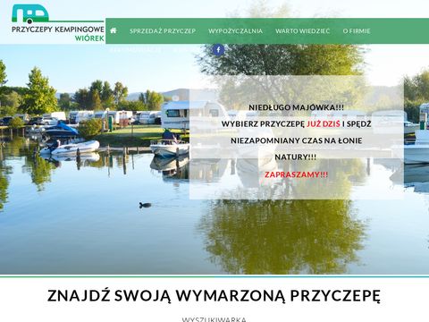 www.przyczepykempingowewiorek.pl