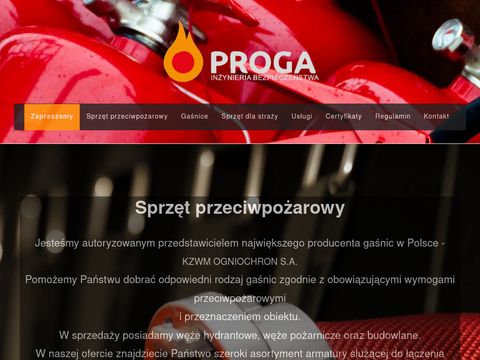 PROGA - inżynieria bezpieczeństwa, symulacja pożaru, gaśnice