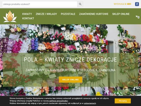 Sztuczne kwiaty - pwpola.pl