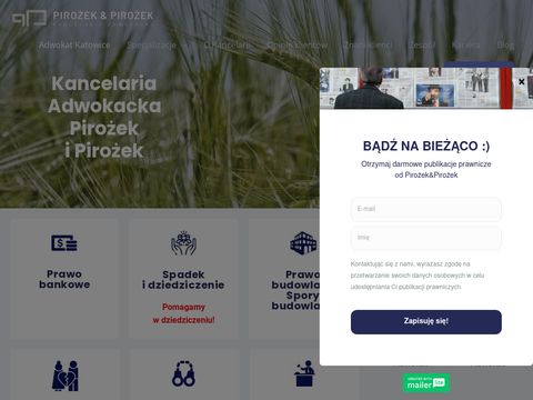 Kancelaria adwokacka katowice - pirozek.pl