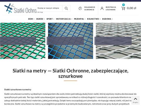 Siatki-ochronne.com.pl - siatki sznurkowe