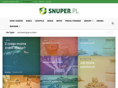 Snuper - wszystkie okazje, jedno miejsce. Serwis zbierający oferty zniżkowe w jednym miejscu.