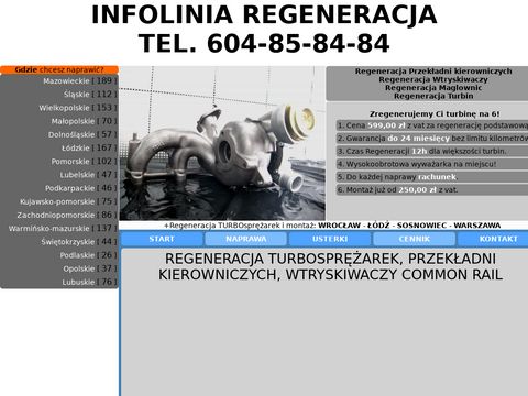 Regeneracja Maglownic - Diagnostyka turbosprężarek
