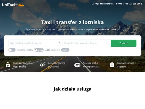 Taksówka z lotniska - unitaxi.pl