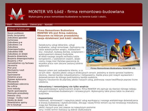 MONTER VIS - firma remontowo-budowlana