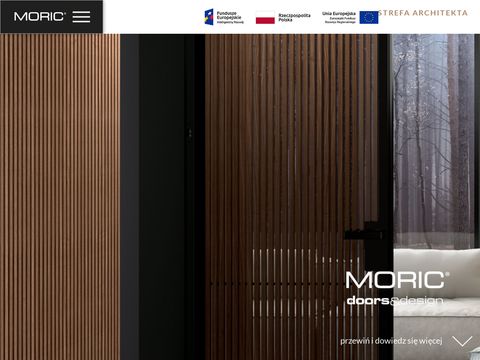 Drzwi nowoczesne ze szkła do swojego domu kupisz od producenta Moric.