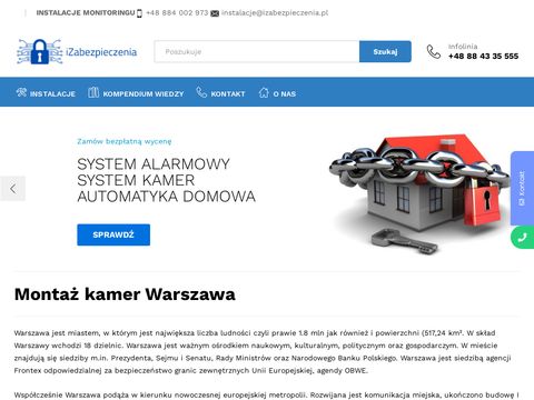 Montaż monitoringu - izabezpieczenia.pl
