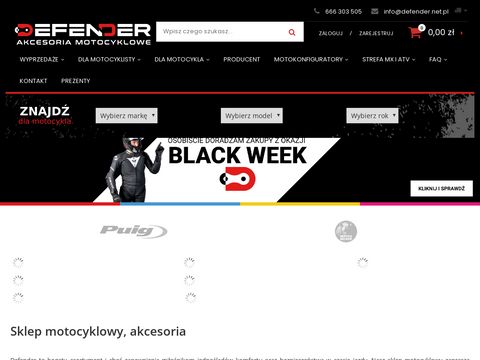 Akcesoria motocyklowe - Defender.net.pl