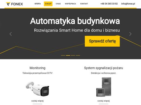 Alarmy i monitoring - Fonex