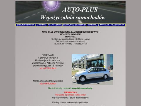 Wypożyczalnia samochodów Bydgoszcz