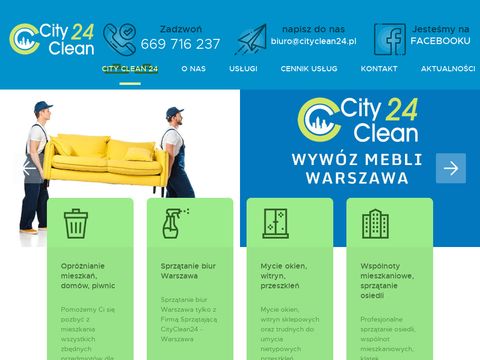 Sprzątanie Warszawa - cityclean24.pl