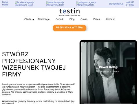 Strony internetowe - testin.pl
