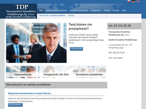 Doradztwo podatkowe Warszawa - TDP