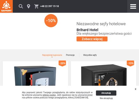 Internetowy sklep z sejfami – saffort.pl