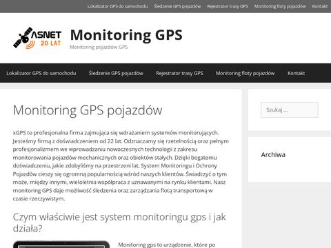 Monitoring GPS pojazdów - xgps.pl
