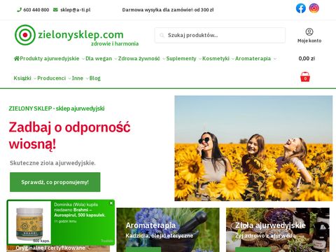 Sklep ekologiczny Kraków, zdrowa żywność – zielonysklep.com