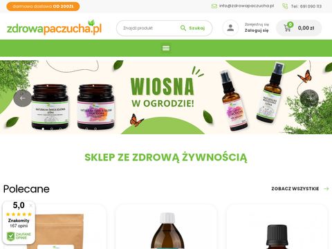 Sklep internetowy ze zdrową żywnością - Zdrowapaczucha.pl