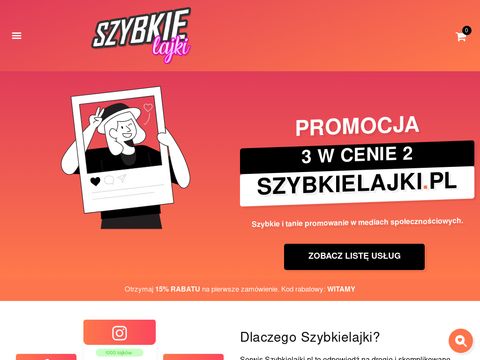 Szybkielajki.pl - Wypromuj konto