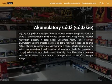 Łódź Akumulatory