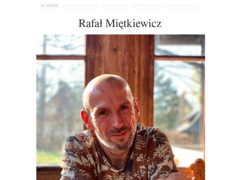 Psycholog Rafał Miętkiewicz