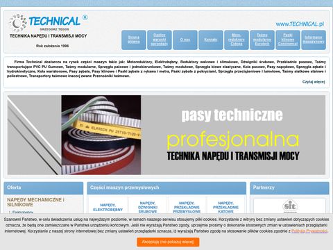 Pasy klinowe - technical.pl