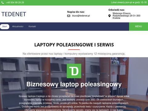 Serwis laptopów Kraków