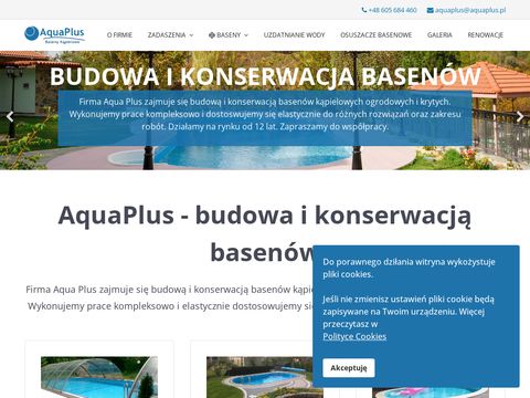 Aquaplus - budowa basenów